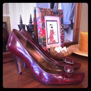 Nordstrom Boutique Nona Square Toe Pumps Heels